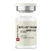 Glow70 Peptide vial containing BPC-157 TB500 GHK-CU 10/10/50 with 99% purity